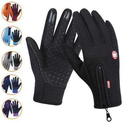 WinterThermal Fahrradhandschuhe Fahrrad Warm Touchscreen Vollfingerhandschuh Wasserdicht Outdoor Bike Skifahren Angeln Motorradfahren