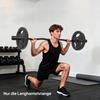 4ft Olympic EZ Curl Bar, Barbell Bar for 2" Weight Plates with Non-Slip Hand Grip 120cm