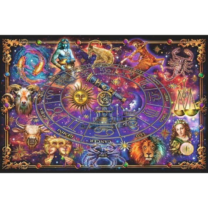 Puzzle 3000 pieces Signes du zodiaque, Puzzle adultes, Animaux, corps humain &amp; nature, Espace, Des 14 ans, 16718, Ravensburger