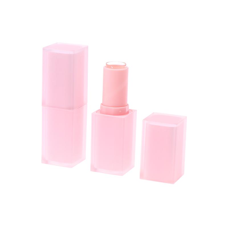Tube de rouge à lèvres à boucle carrée 3,6G Tubes vides de baume à lèvres Brillant à lèvres Emballage de maquillage de voyage Échantillon Contenant de rouge à lèvres fait maison