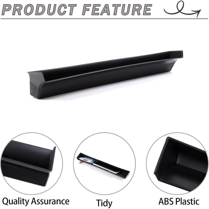 ABS Black Car Co-pilot Grab Handle Storage Box Organizer Tray For Hummer H2 2003 2004 2005 2006 2007 Interior Accessories