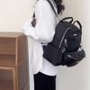 Set rucsac din două piese Geanta mamă Rucsac din nailon pentru femei, de culoare solidă