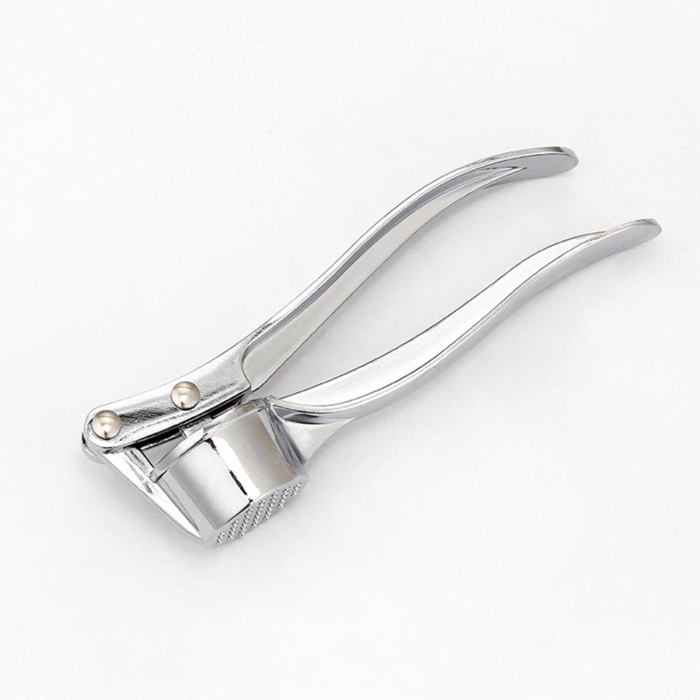 Stainless Steel Zinc Alloy Garlic Press Garlic Puree, Pumping Machine Household Kitchen Hand Pumping Garlic Puree