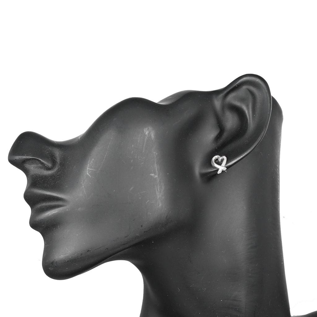 TIFFANY&Co. Loving heart Piercing Silver925 1.5g Women Used