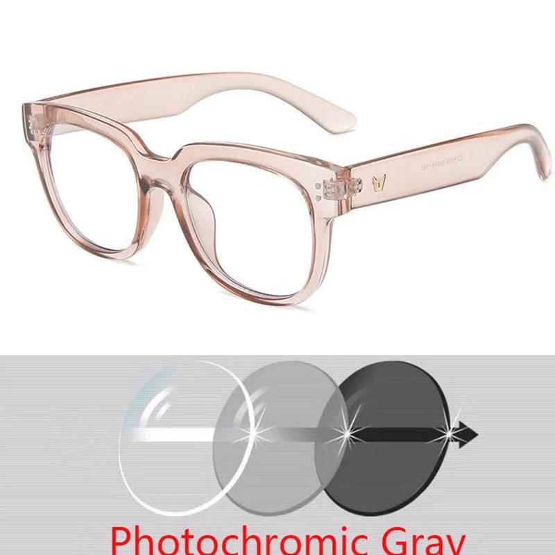 New Square Myopia Glasses Men Women Optical Prescription Eyewear 0 To -6.0 Diopter Lightweight Durable Frame