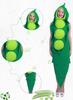COSSA Halloween Funny and Hot Dog Bean Adult Costumes Banana, Pea, Vegetable, Costumes, Costumes, Unisex, (Pea)