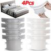 4Pcs Heavy Duty Bedsheet Corner Tightener Clips High-Quality Materials Durable And Reliable Bed Sheet Grippers For Protectors