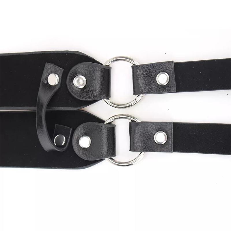 Leather Eye Mask Body Bondage Adult Toy Female Sexy Lingerie Garter Erotica Sex Clothes Women Porn Pijamas Babydoll Exotic
