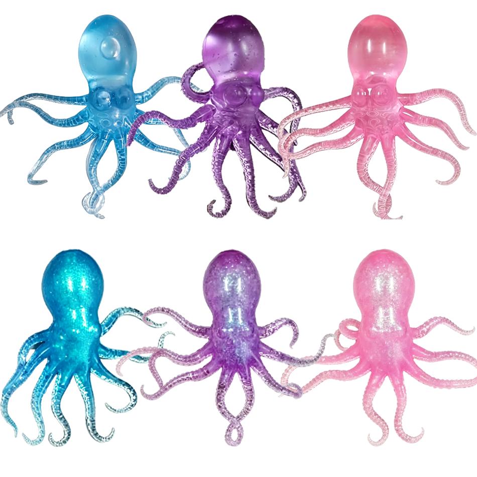 Sale Octopus Soft Stress Relief Toy Cute Relaxing Squeeze Sensory Toy