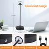 Modern Wireless Table Lamp Creative Mushroom Night Light Bedside 3 Colors Dimmable Touch Control Bedside Bar Atmosphere Lighting