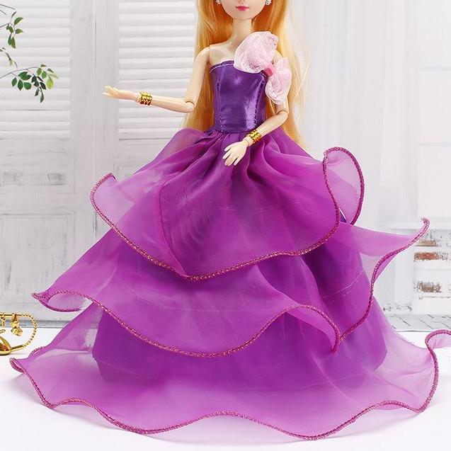 

30 см, коллекция мини-кукол, одежда для девочек, игрушка, 3D, большие глаза, BJD, полная одежда принцессы, коллекция платьев, детская кукла, подарок only clothes