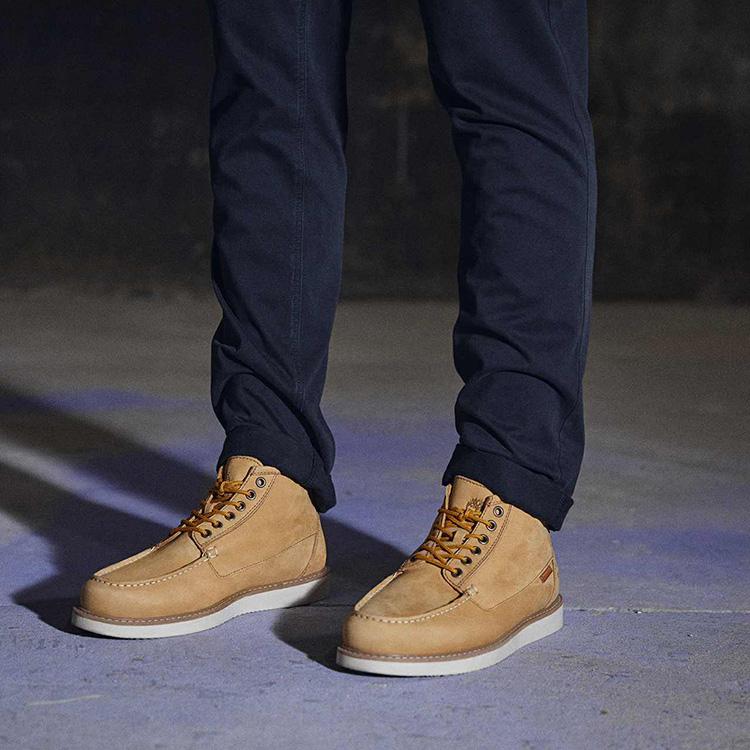 Timberland Top Layer Cowhide Casual Comfortable Mid-Top Sneakers Men Sneakers Medium-Brown A2BTHW