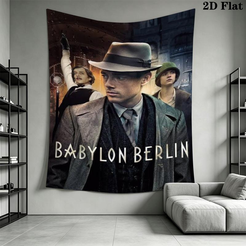 Arazzo Muro di Berlino Babylon Appeso Estetico alla Parete Coperta in Tessuto Stampato Arazzi Decorativi per Camera da Letto Soggiorno Arredamento Casa