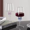 Bow Wine Glass Goble Tred Wine Glass Creative Internet Celebrity Bow Champagne Glass Home Wine