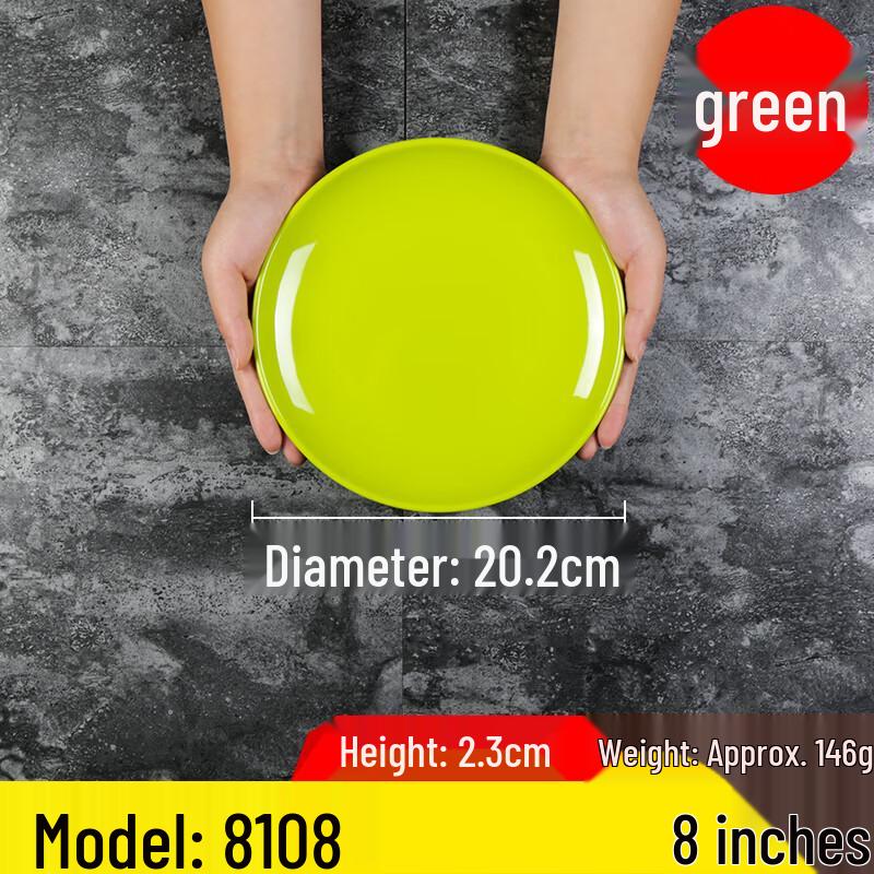 Commercial Melamine Round Dinner Plate