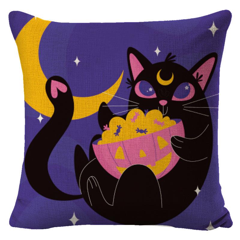 Pillow Christmas Pillowcase Set Home Bed Cushion Cover Office Sofa Waist Cushion