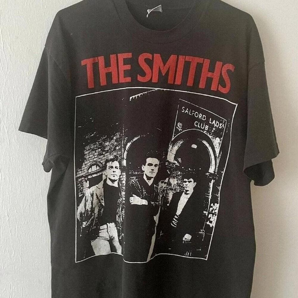 Группа The Smiths Vtg Клуб Парней Солфорда 80-е Тур Рок-группа Унисекс Футболка KH9152 Унисекс Футболка XXL