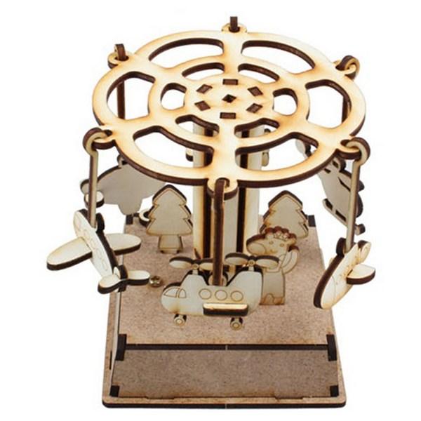 Montážní sada pro pokojové LED pohyblivé rotační letadlo DIY korea 3D puzzle