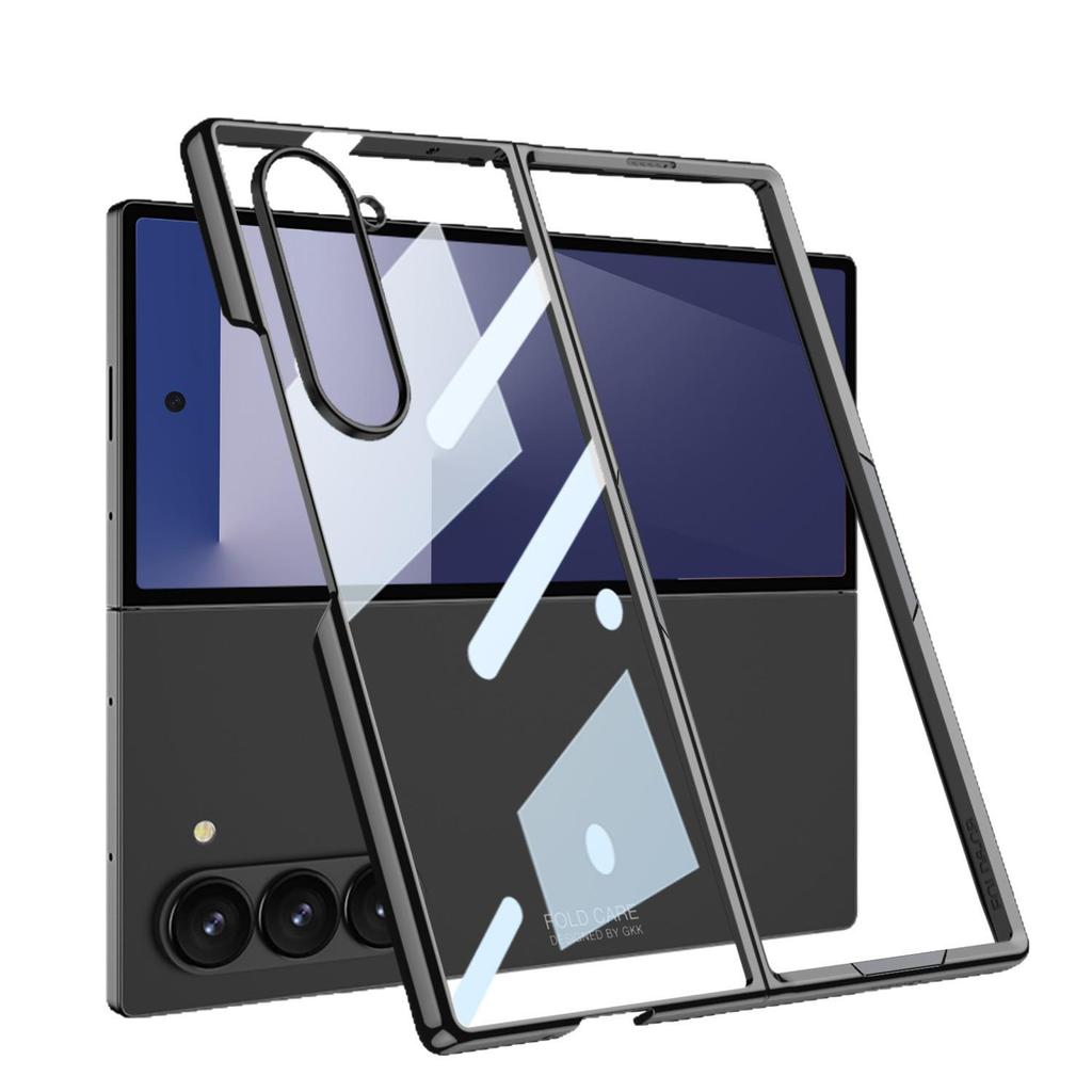 Samsung Galaxy Z Fold7 Transparent Anti-Fall Electroplated Protective Case
