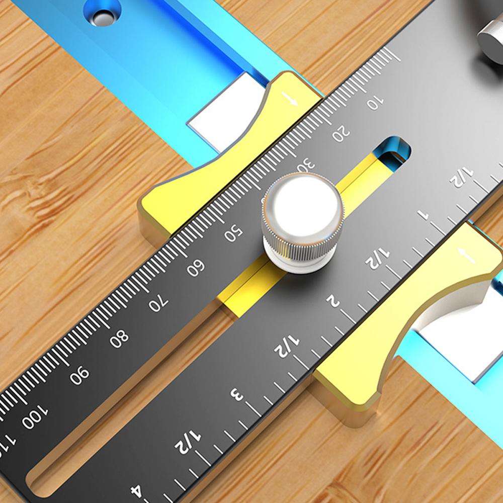 Tischkreissäge Messuhr Einstellbare Messuhr 130220mm Sägekalibrierungswerkzeug Kalibriermaschinen