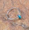 925 Silver Ring, Handmade Ring, Stacking Ring, Tibetan Turquoise Ring, Bezel Ring, Anniversary Gift, Solid Ring