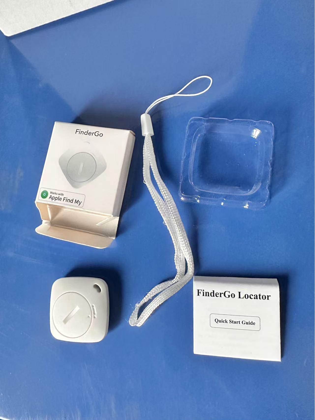 

FindMy Умный Bluetooth Локатор Анти-Потеря для iOS - Трекер для Питомцев и Устройств с Длительным Временем Работы Батареи белый