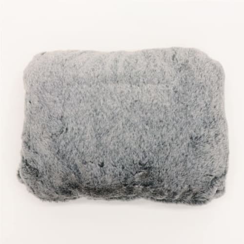 Hiro Corporation Heat-Retaining Hot Water Bottle, Gray, Fluffy, Rechargeable, Energy-Saving