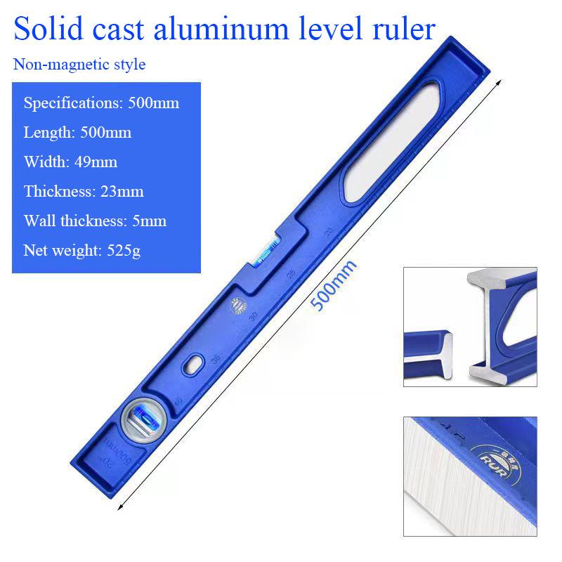 23-50cm Precyzyjny Solidny Stop Aluminium Mocny Magnetyczny Poziomica Libelkowa Kątownik Obróbka Drewna
