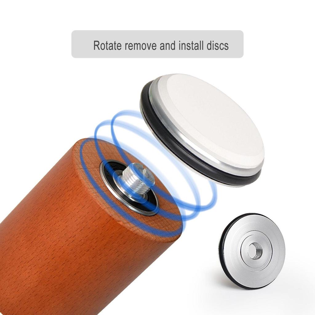 Rolling Wheel Knife Sharpener with Diamond and Ceramic Replacement Heads