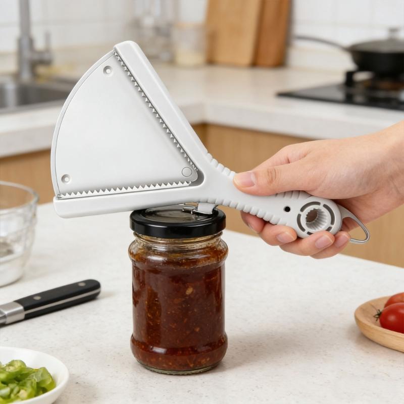 Multifunctional Plastic Can And Bottle Opener Ergonomic Grip,Easy Lid Open For Easy Use Home Kitchens