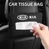 ABCDFY1 Car Tissue Box Cover Sun Visor Chair Back Hanging Type Tissue Storage Case For Rio Ceed Sportage Cerato Soul Sorento