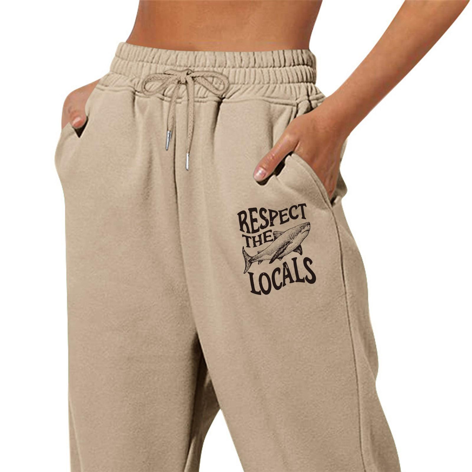 

Женские зимние спортивные штаны, однотонные повседневные брюки, женские флисовые спортивные штаны, широкие прямые брюки S хаки