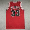 Chicago Bulls 33 Scottie Pippen Finals Edition Red Basketball Jersey Unisex Adult Cotton Sport Wear