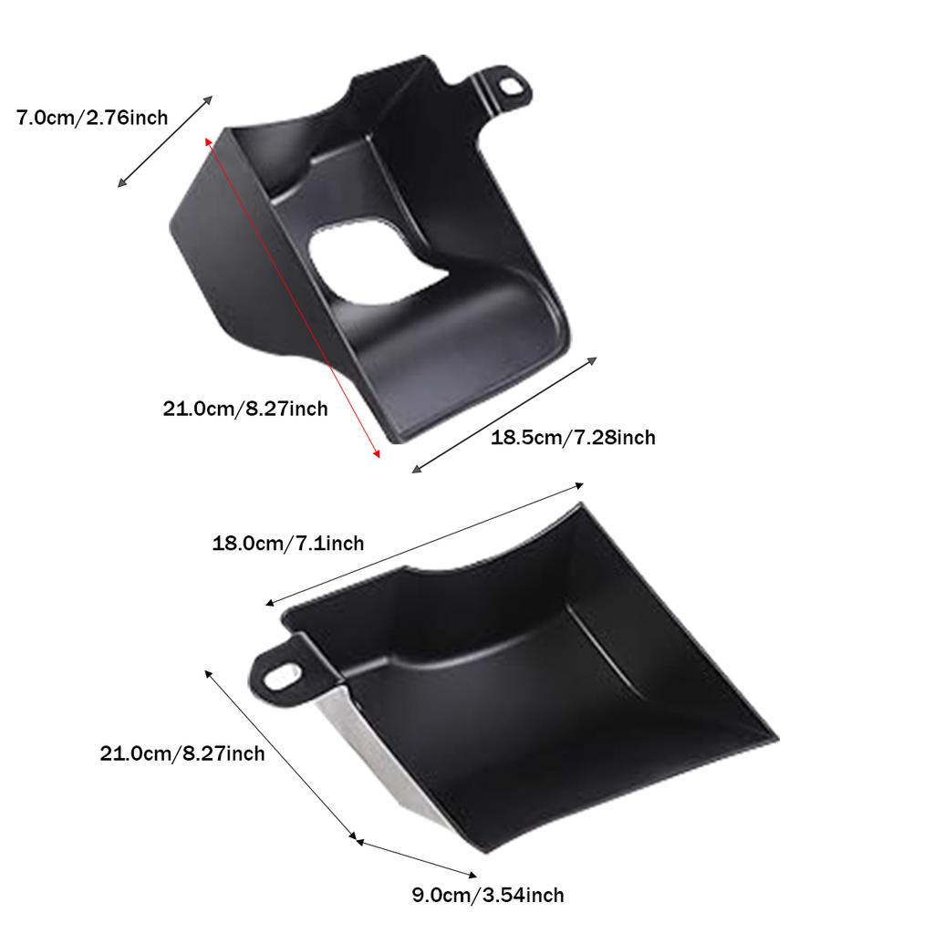 2-teiliger Radkasten-Aufbewahrungsorganizer für 2025+ Jeep Wrangler JL JLU 4XE - Satz mit 2 ABS-Seitenablagen für den hinteren Kofferraum zur Maximierung des Stauraums