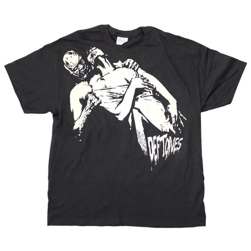 ZX 2026 Deftones Cotton Singer Band Casual Tshirt Mens and Womens Luxury Band Brand Tops