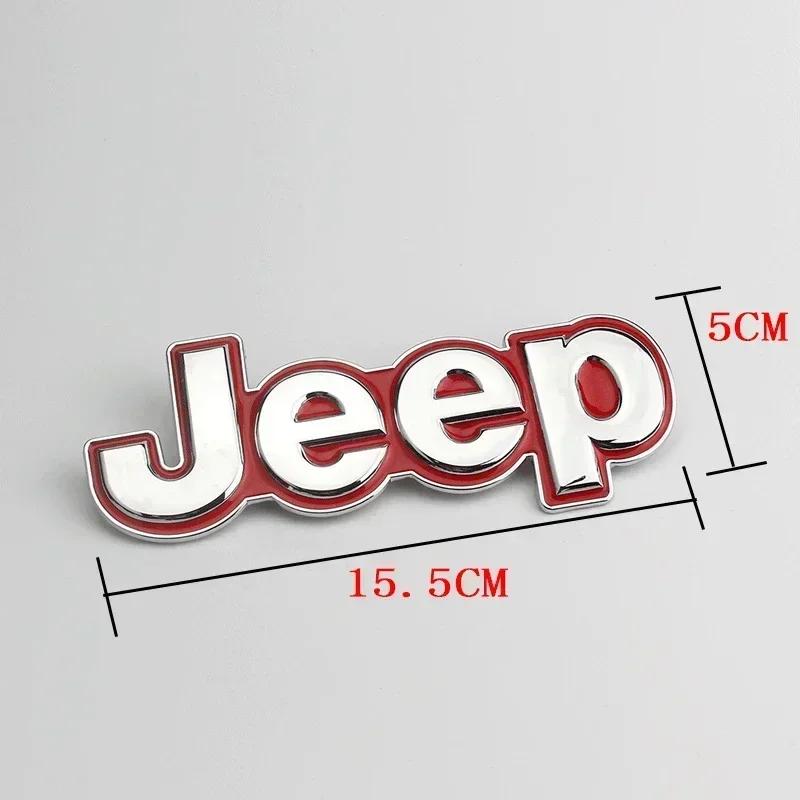 CZY2 Car Body Rear Trunk Emblem Fender Side Badge Stickers for Jeep Wrangler Grand Cherokee Renegade Patriot Rubicon Compass Liberty