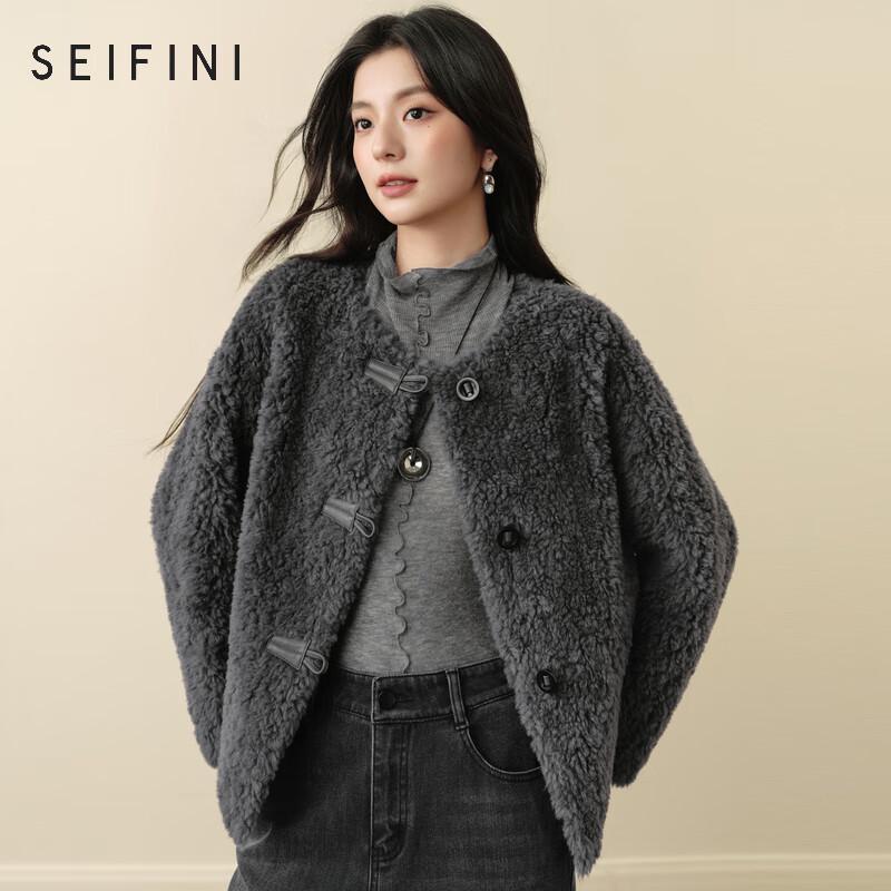 SEIFINI Women's Warm Fuzzy Coat