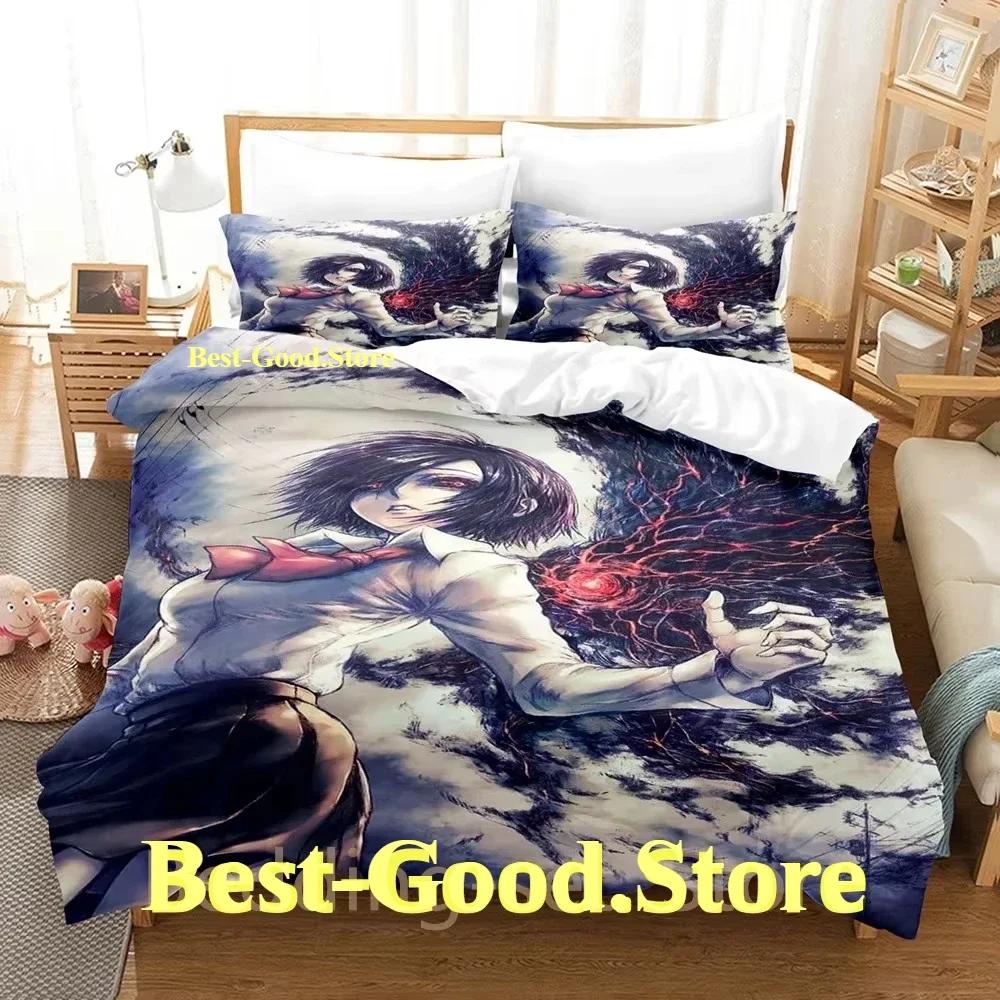 Tokyo Ghoul Touka Kirishima Beding Set Printed With Pilowcase Bed Soft Duvet Cover Soft Single Double Quen Super King-Sized Dimensionsd Dimensions