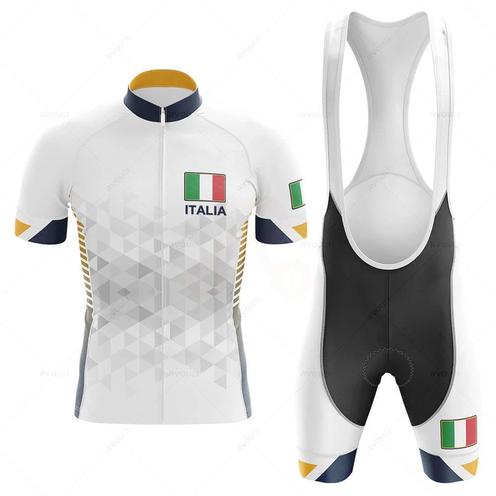 Itálie 2026 Cyklistický dres Letní pánský cyklistický dres Krátká sada MTB Cyklistické oblečení Triathlon Roupa Ciclismo Maillot