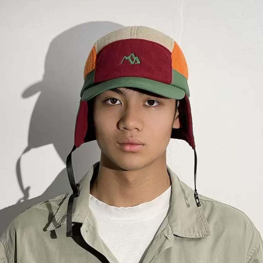 Japanese Style Earflaps Visor Hat Multi-functional Windproof Pilot Cap Ear Protection Cap Autumn