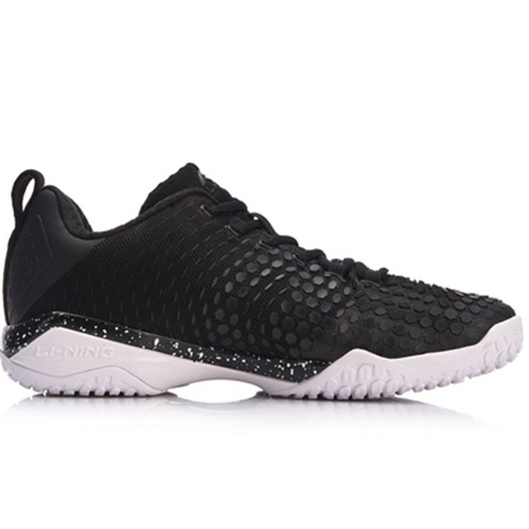 Li Ning Feng Ying Pro 2.0 Shock Absorption Rebound Badminton Shoes Unisex Shoes Black AYAN013-3