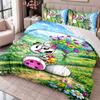 Diddl 3Pcs Bedding Set Duvet Cover With Two Pillowcases For Bedroom Home Decoration