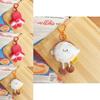 Octopus Hand Grabbed Pancake Plush Keychain With Pull Open Design For Students And Gift Giving