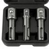3Pcs Socket Driver Set Shank Electric Bit Adapters Impact Drill Hammer Adapters Wrenches Tool Easy To Install
