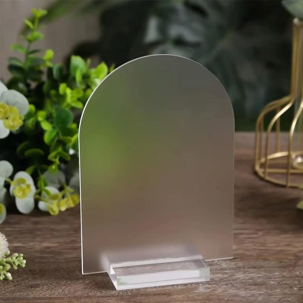 Arch Shape Arch Acrylic Sheet Blank Surface Wedding Sign Blank Clear Acrylic Sign Home Decor