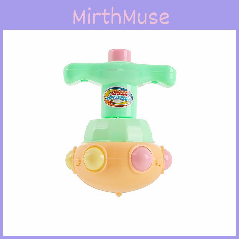 Bonbonfarbenes Drucktyp-Rotationsgyroskop mit Beleuchtungsfunktion Kinderspielzeug für Kinder und Schüler