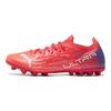 Puma Ultra 1.3 Punta Tonda Allacciatura MG (Borchie corte in gomma) Scarpe da Calcio per Erba Sintetica Uomo scarpe da calcio Rosse 106515-02