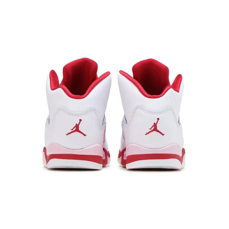 New Jordan 5 Retro White Pink Red PS 440893-106