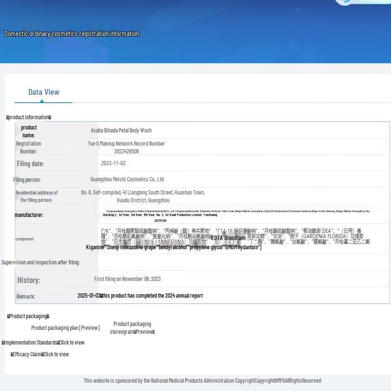 Qianxiang Petal Body Wash