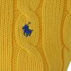 Polo Ralph Lauren SS23 Solid Color Embroidered Cable Knit Sweater Women sweater Yellow 211891640-007